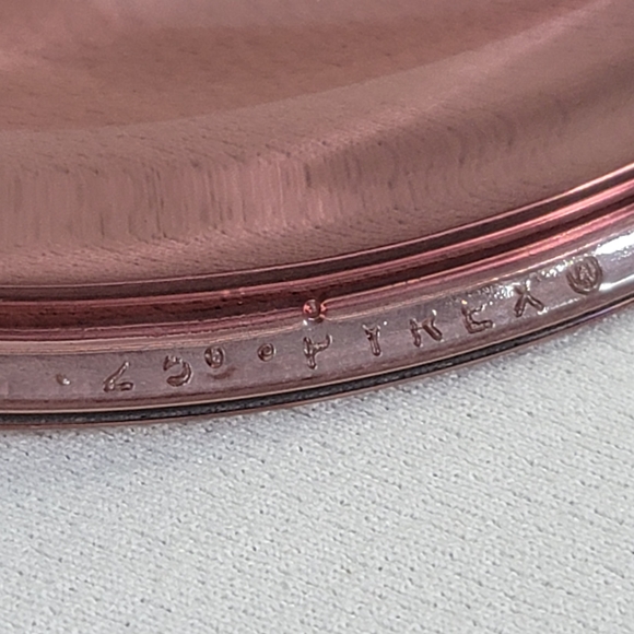 Vtg PYREX 1.5 QT Cover Cranberry - Picture 5 of 11